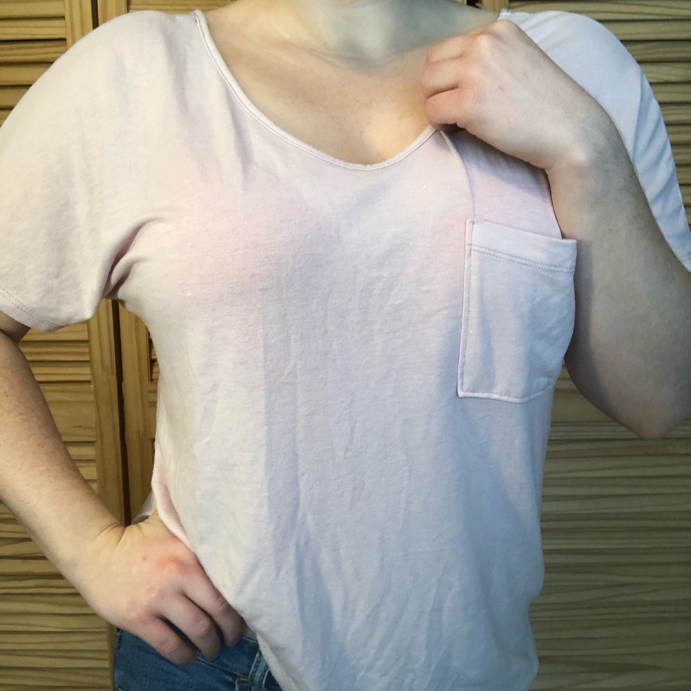 Light pink comfy tee